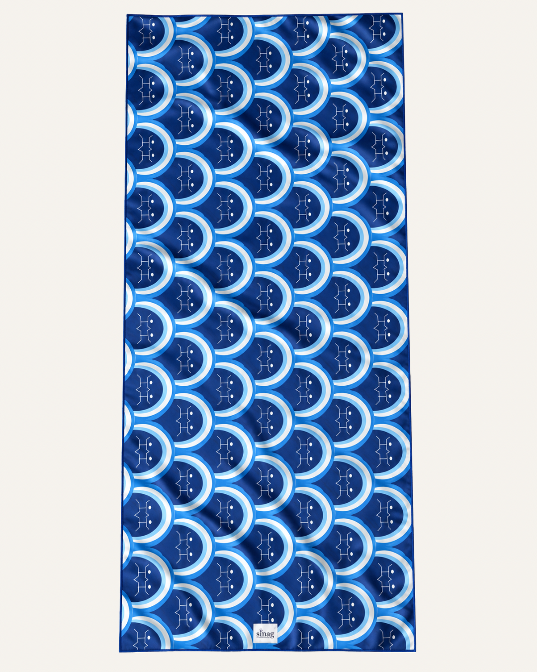 Hiusa Print Towel in Dagat