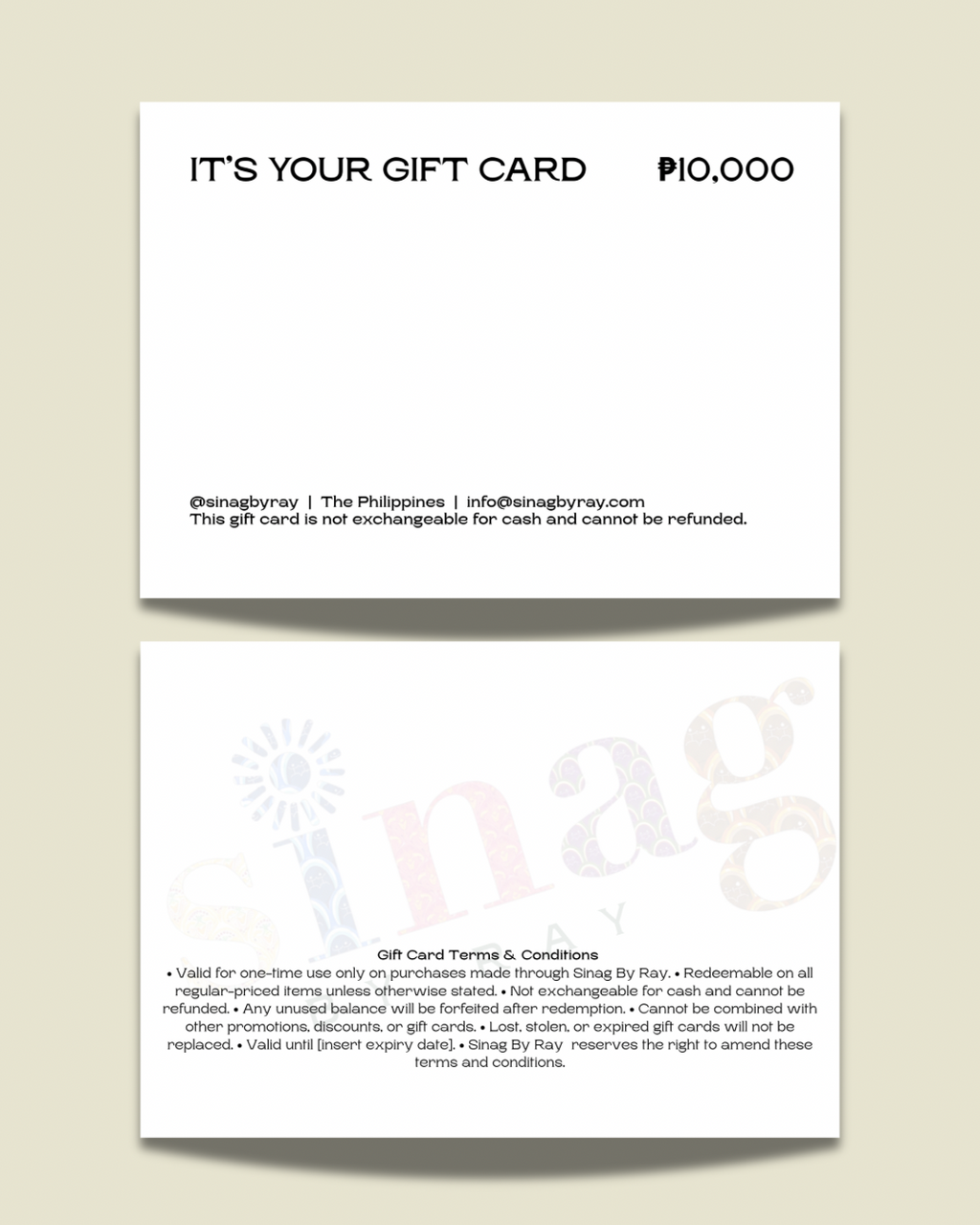 SBR Gift Card