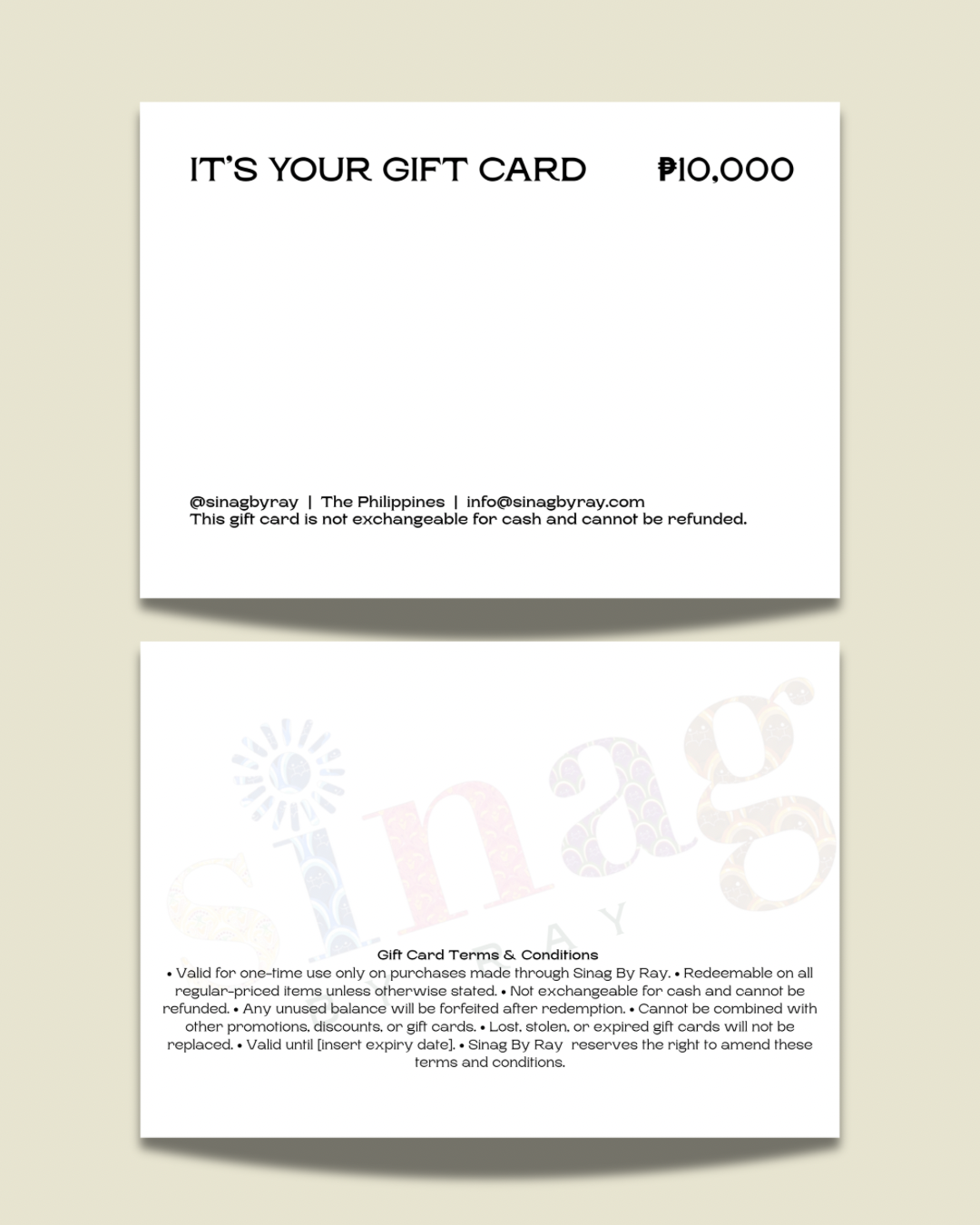 SBR Gift Card