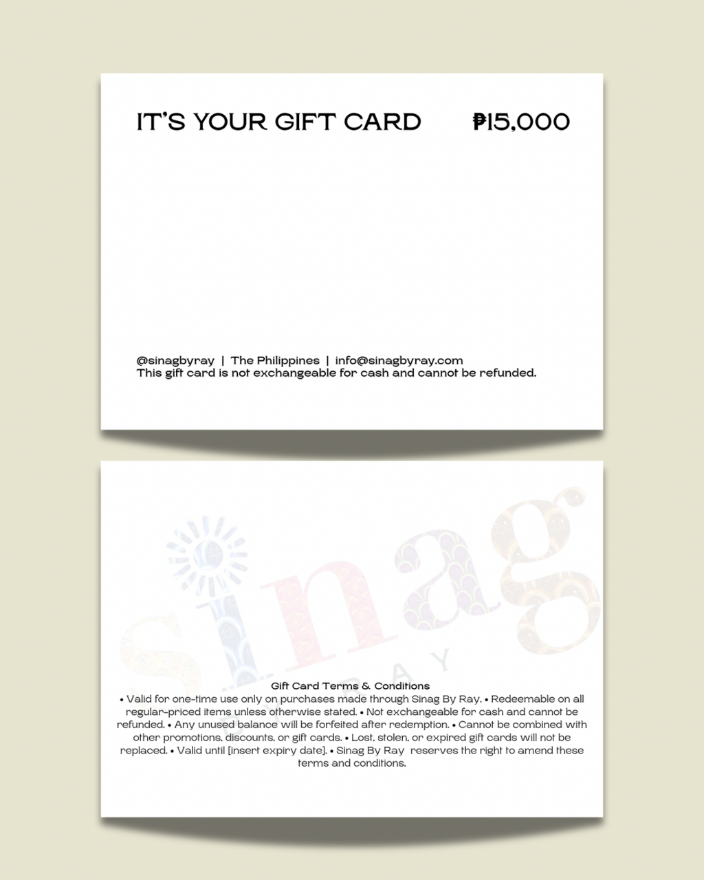 SBR Gift Card