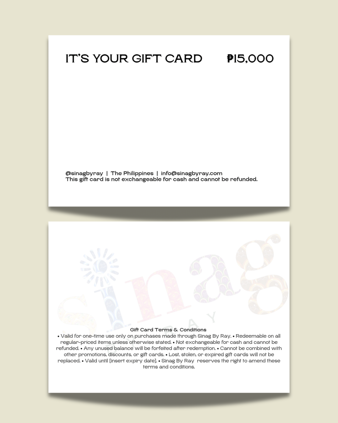 SBR Gift Card