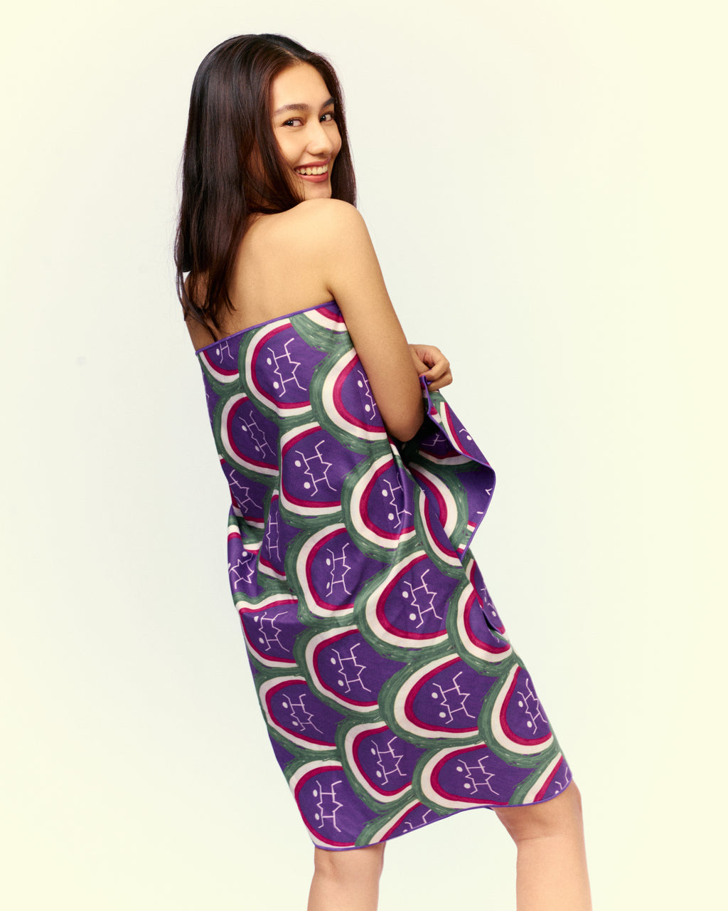 Hiusa Print Beach Towel in Manileña