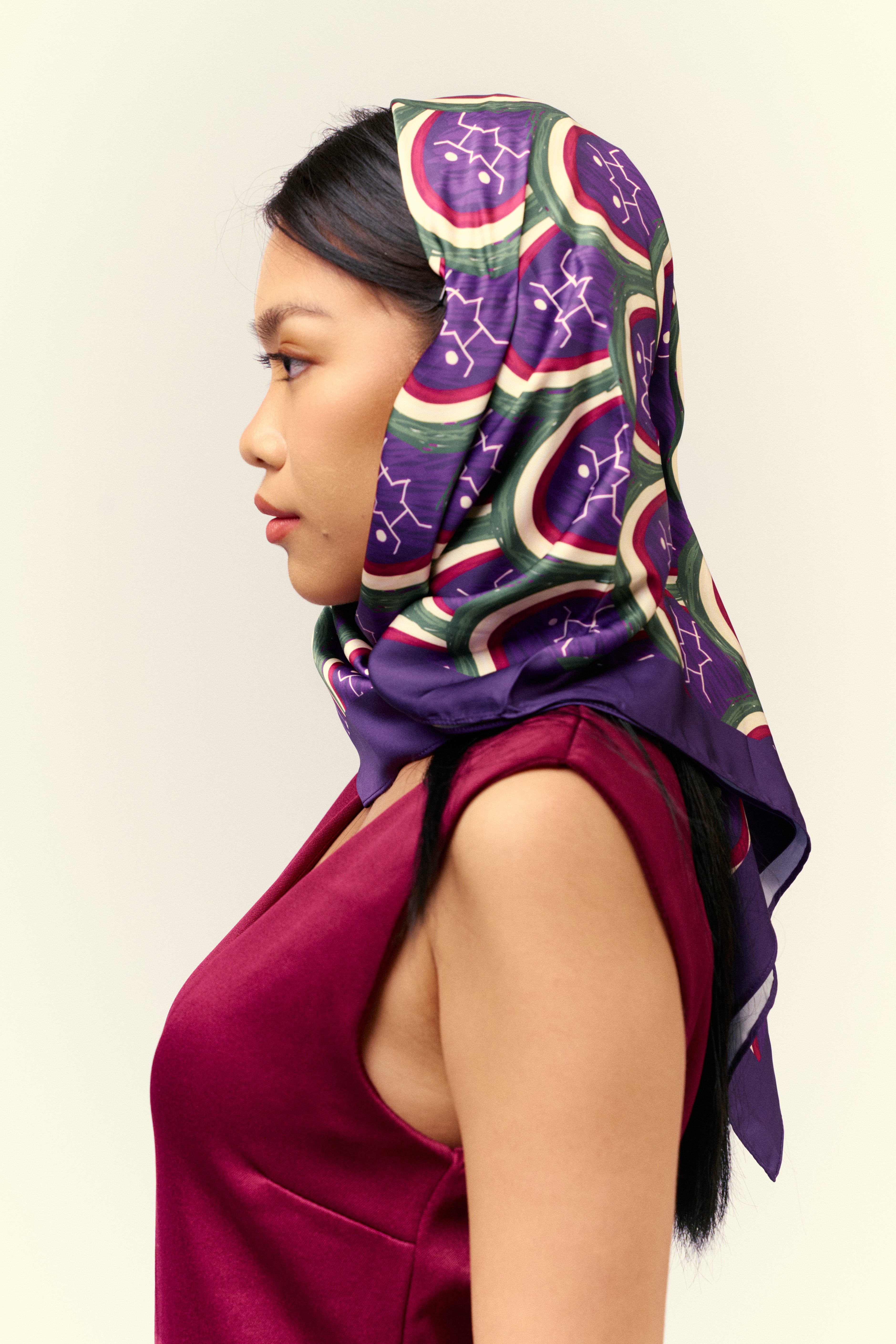 Hiusa Print Scarf in Manileña