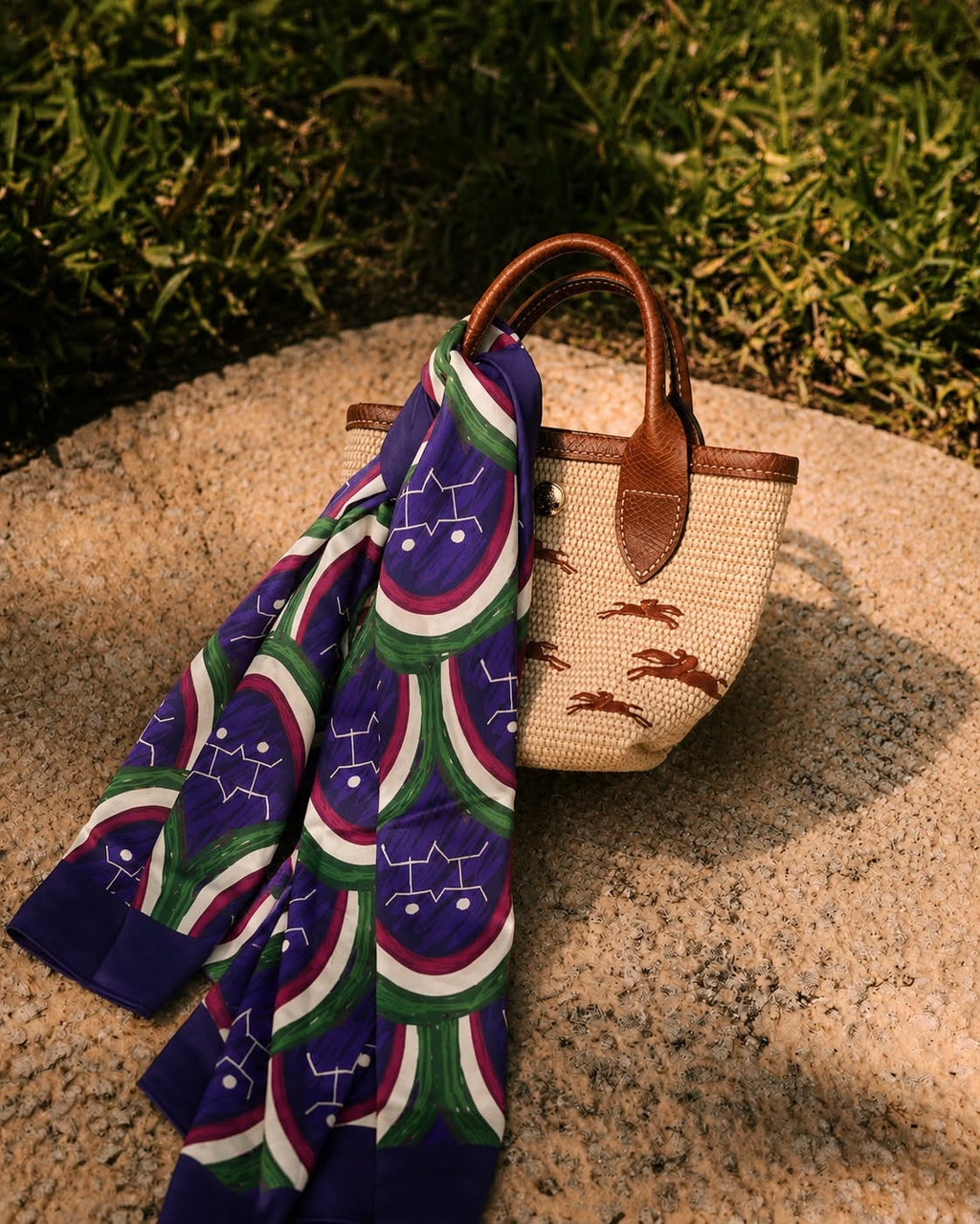Hiusa Print Scarf in Manileña