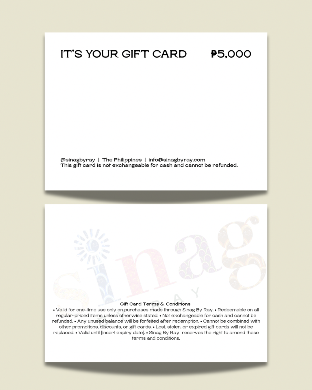 SBR Gift Card
