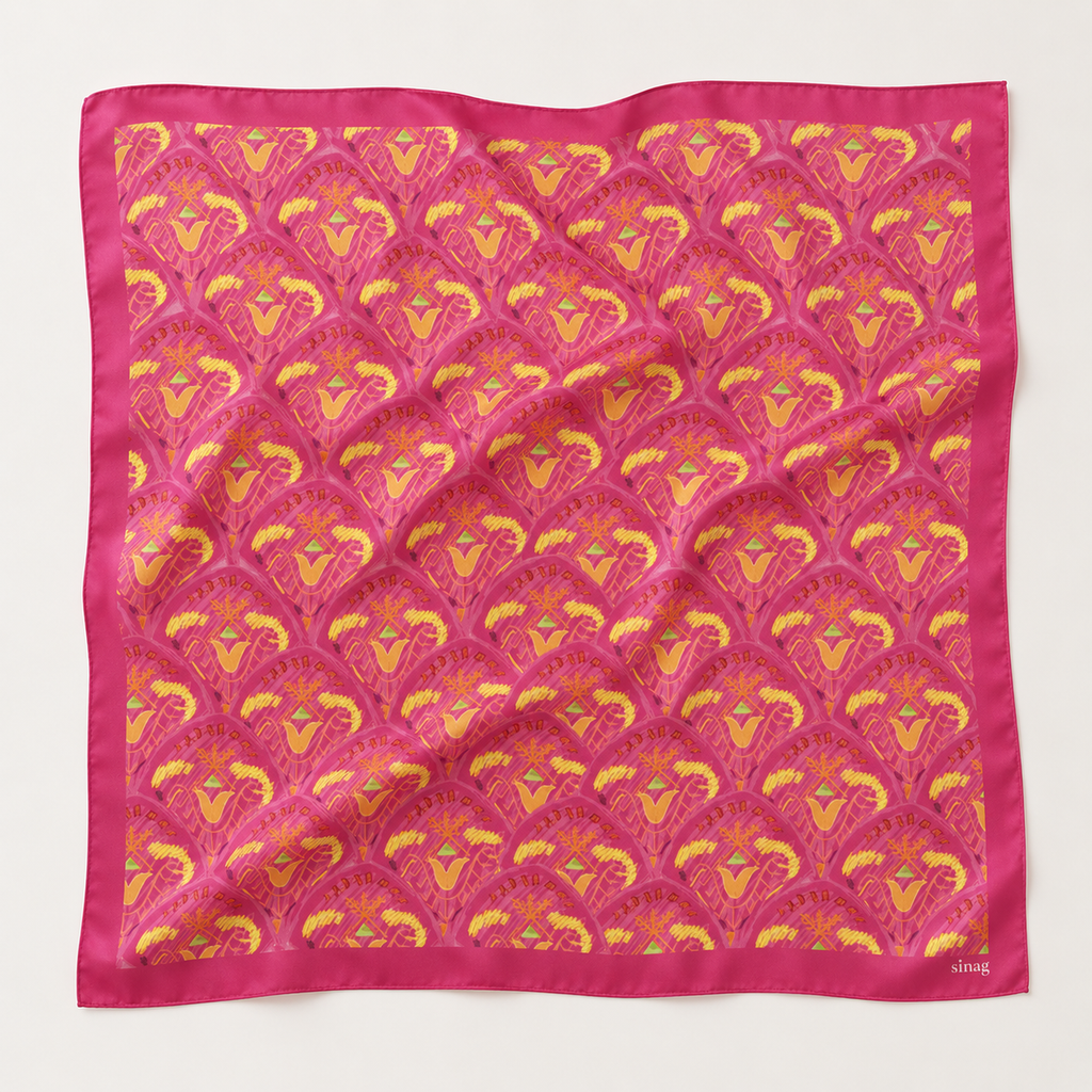 Bolanon Print Scarf in Higugma