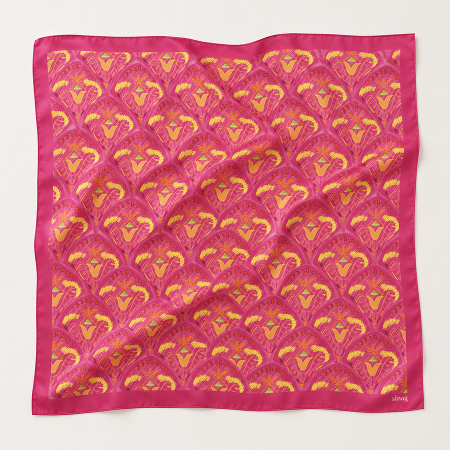 Bolanon Print Scarf in Higugma